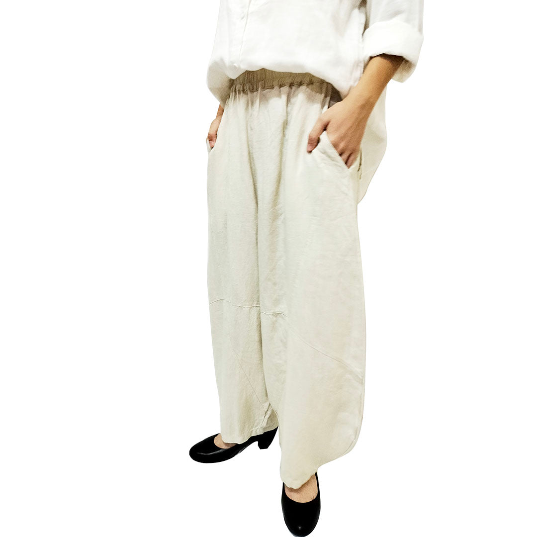 Loose casual pants women's bloomers literary retro cotton and linen