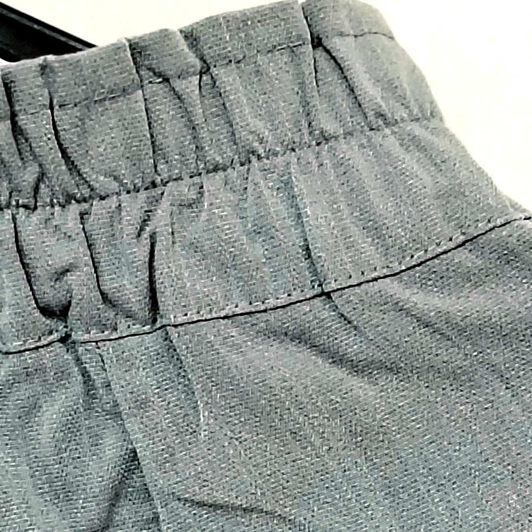 2025 High-Waisted Grey Linen Wide-Leg Pants: Loose and Casual Cotton Linen Trousers