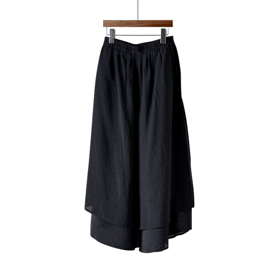 2025 New Women’s Vintage Wide-Leg Culottes | Flowy Cropped Skirt Pants | Elegant & Comfortable