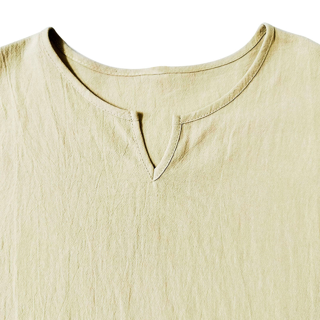 Mid-sleeved loose top