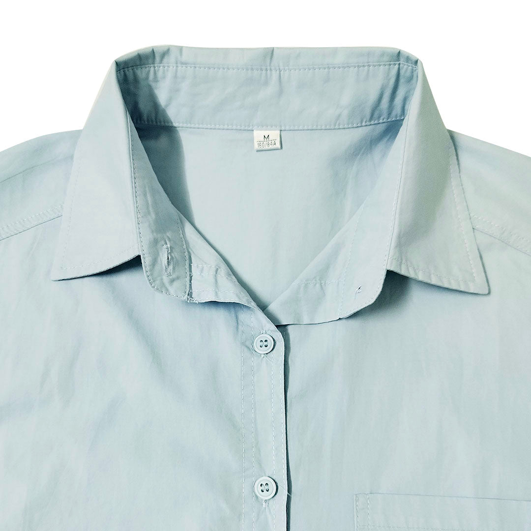 Mid-Length Loose Fit Short Sleeve