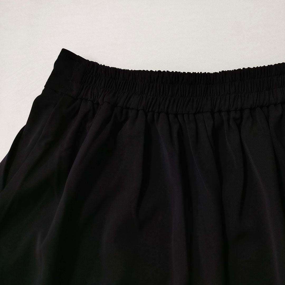 Temperament high-waisted A-line skirt
