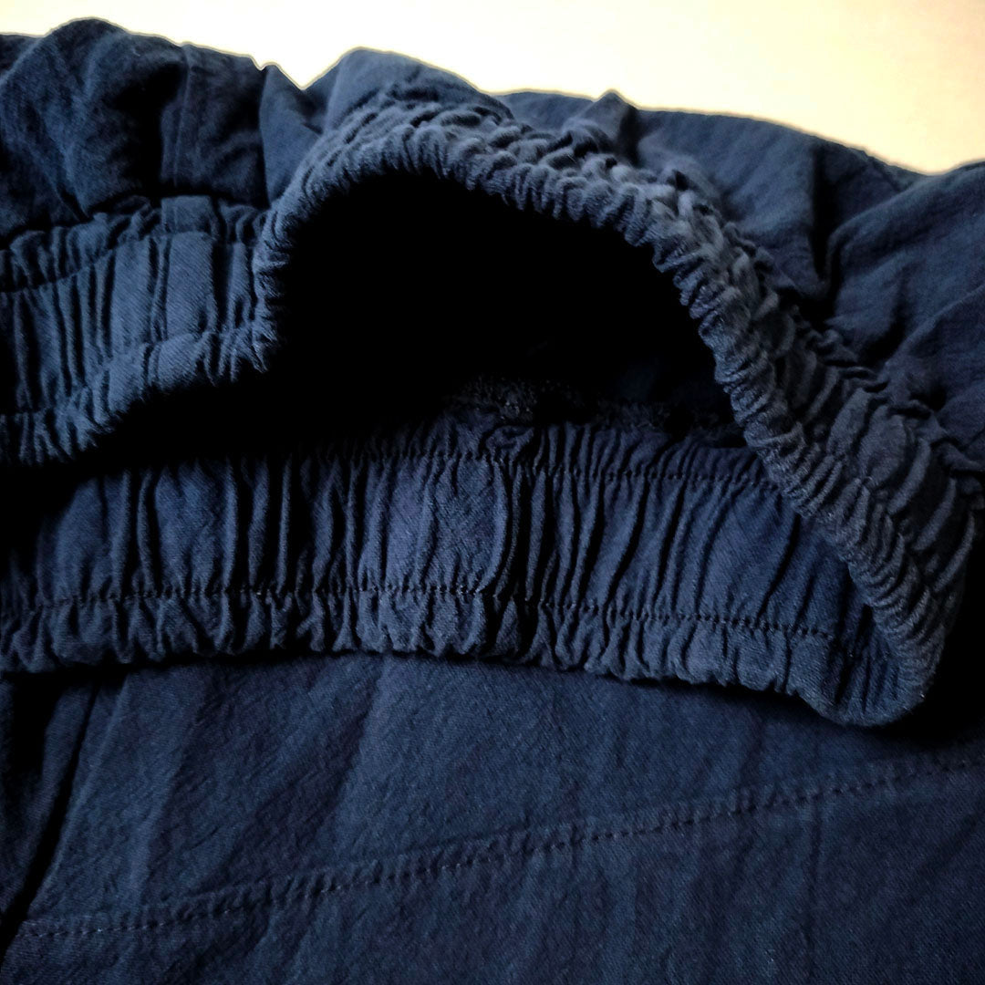 New in Cotton Linen: Vintage Chic Sand-Washed Straight-Leg Capris for a Slimming Effect