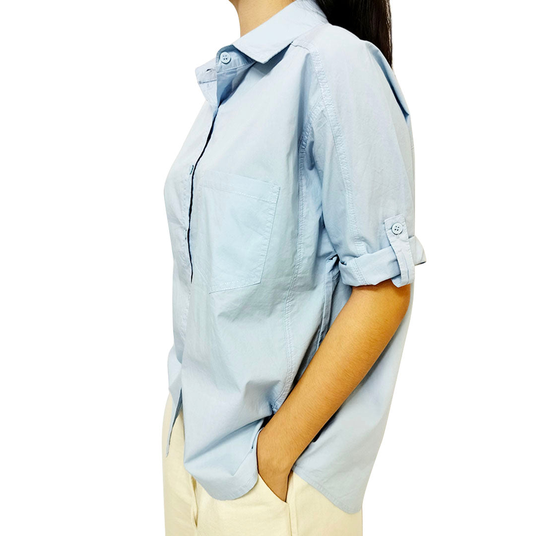 Mid-Length Loose Fit Short Sleeve