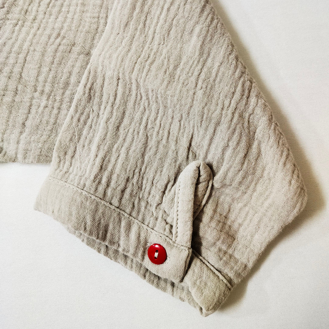 New Zen-Inspired Cotton Linen Women's Apparel: Soft, Lightweight, Vintage, and Stylish Long Sleeve Tee