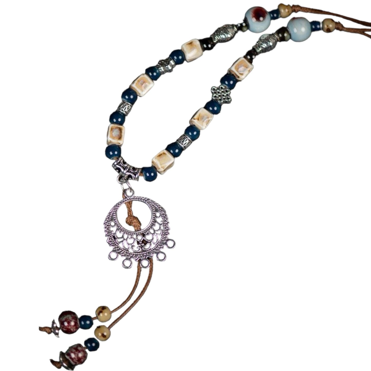 Vintage Moonlit Night Tassel Necklace