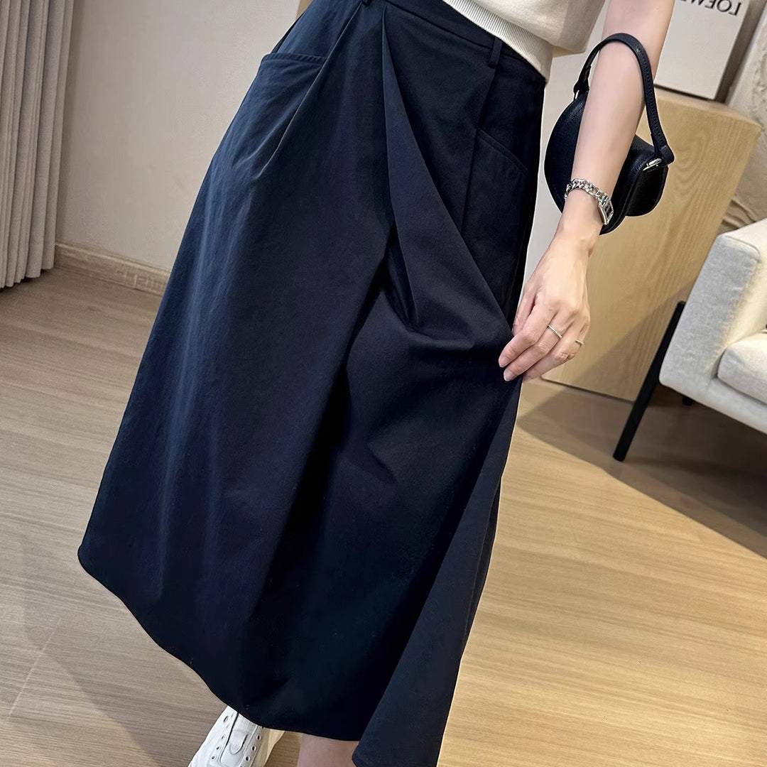 Origami Skirt in Smart Cotton Blend