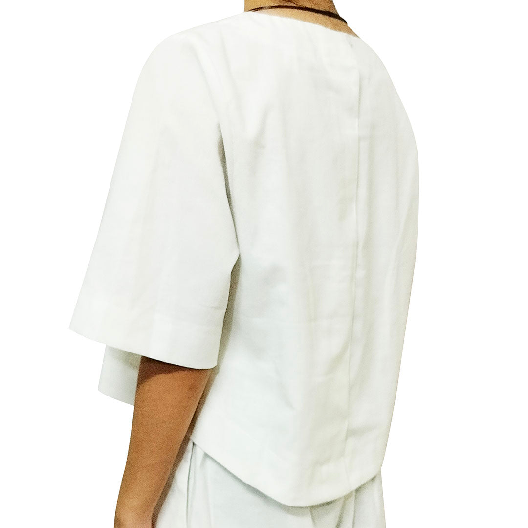 Elegant and Chic Fashion Set for Women 2024 Summer: Designer-Inspired Niche Linen Wide-Leg Pants Two-Piece Set.