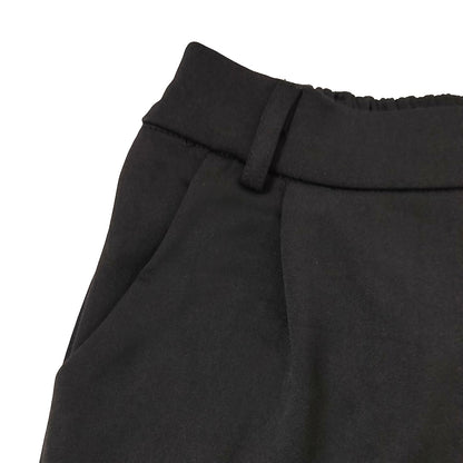 High-Waisted Wide-Leg Pants: Flattering Black Suit Trousers for Women