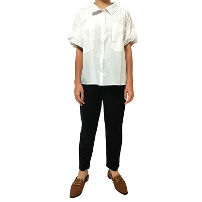 High-Waisted Wide-Leg Pants: Flattering Black Suit Trousers for Women