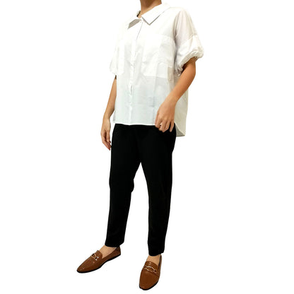 High-Waisted Wide-Leg Pants: Flattering Black Suit Trousers for Women