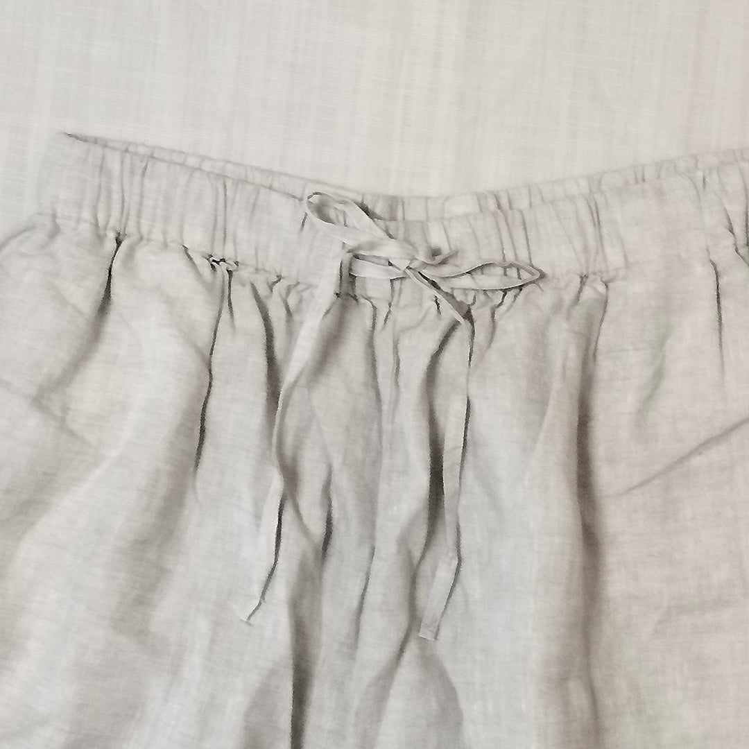 [Flowy & Breezy] Pure Linen Culotte Pants