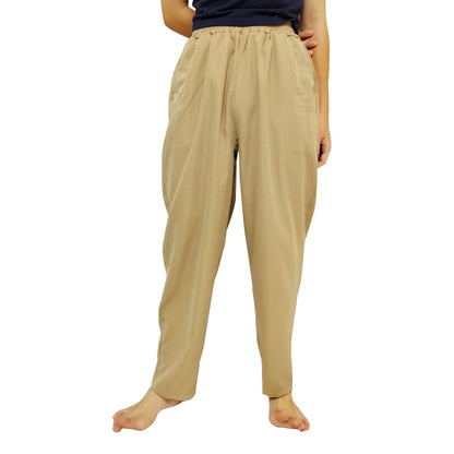 Loose-fitting straight-leg trousers