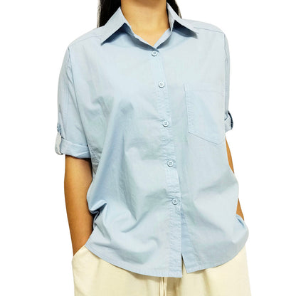 Mid-Length Loose Fit Short Sleeve