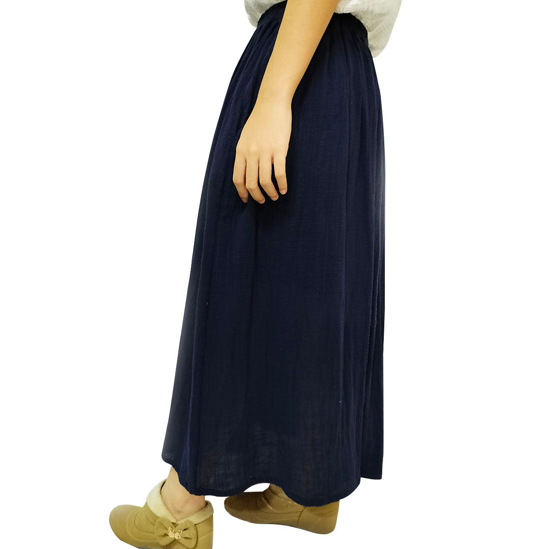 Cotton and linen women's new style of literary, fresh and simple skirtCotton and Linen Skirt