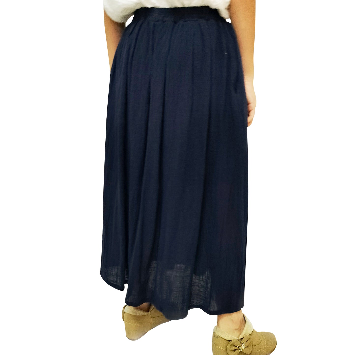 Cotton and linen women's new style of literary, fresh and simple skirtCotton and Linen Skirt