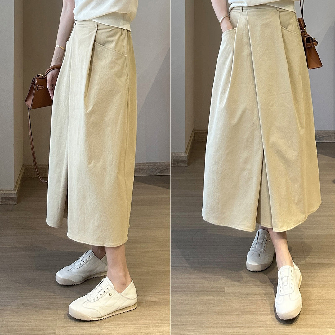 Origami Skirt in Smart Cotton Blend