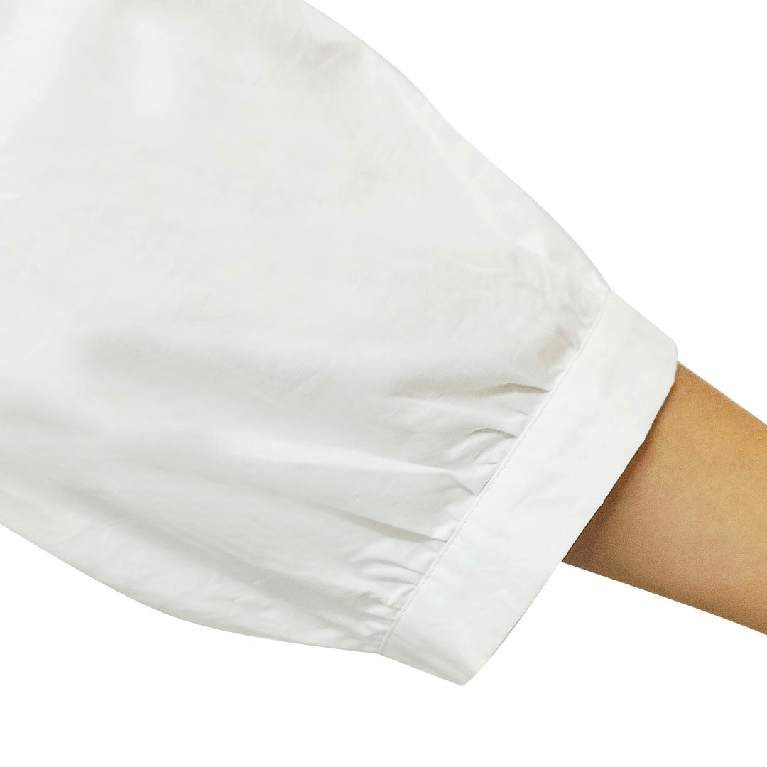 New Loose Cotton Short Sleeve V-Neck White Shirt: Chic Women’s Blouse